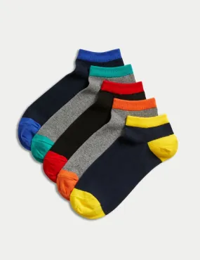 5pk Cool & Fresh� Cotton Rich Trainer Socks