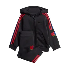 Adidas Adicolor 3D Trefoil Full-Zip Hoodie Set