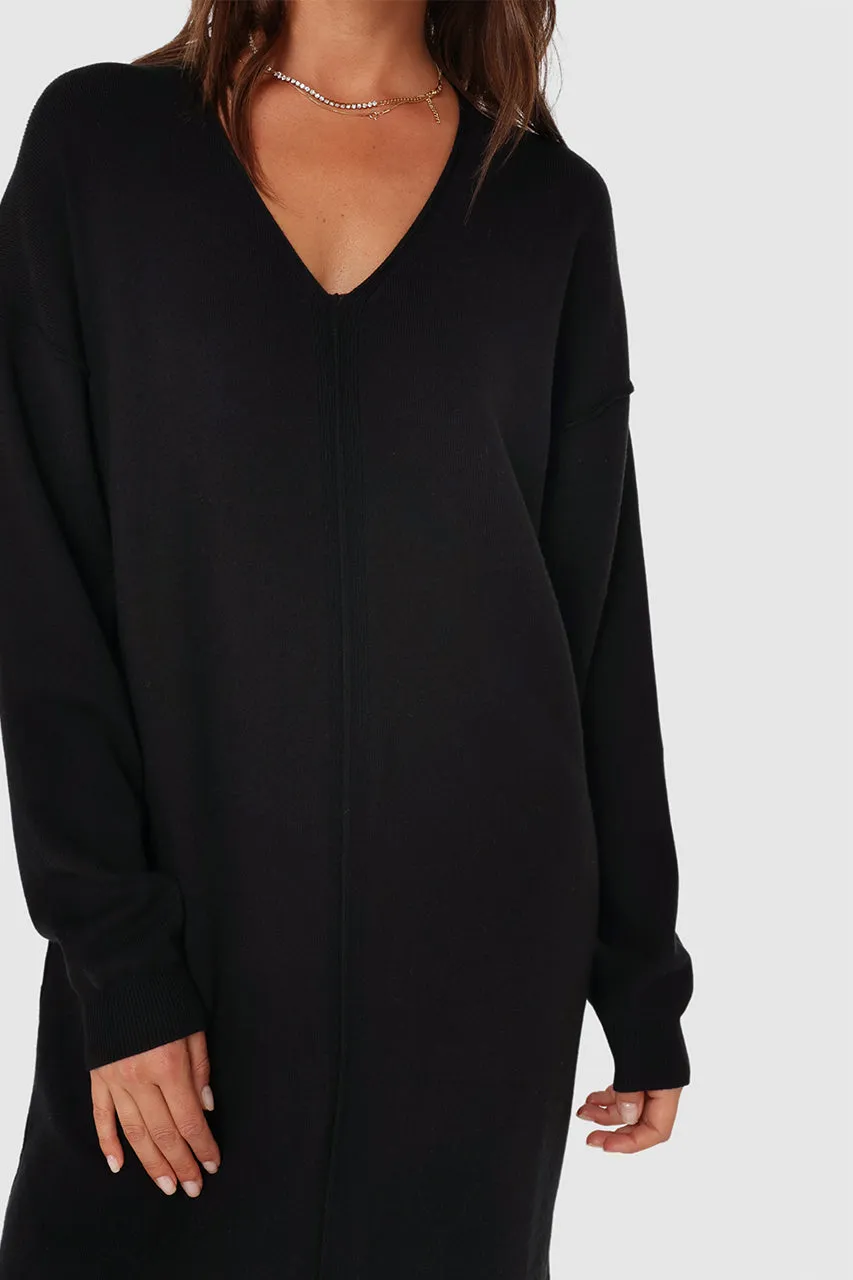 Aiden Knit Dress | Black