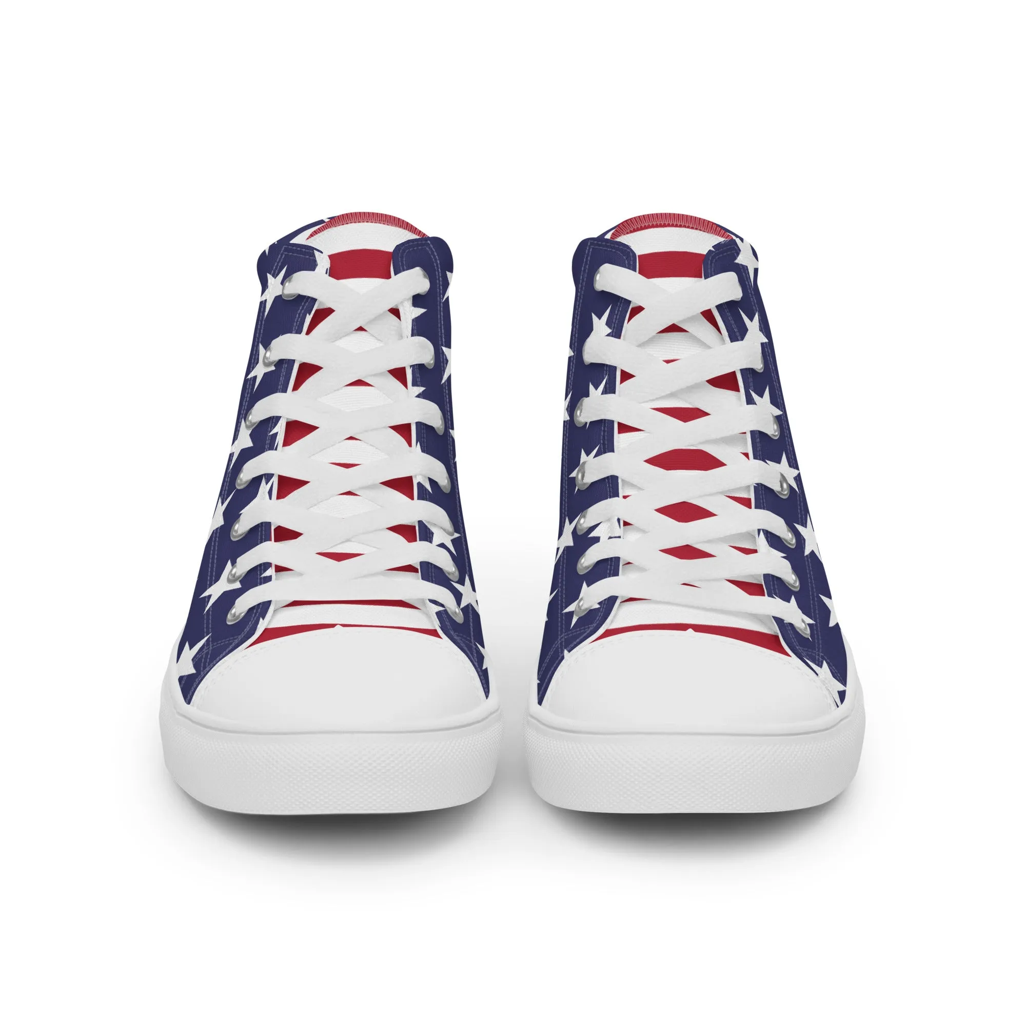 American Flag High Top Sneakers For Women