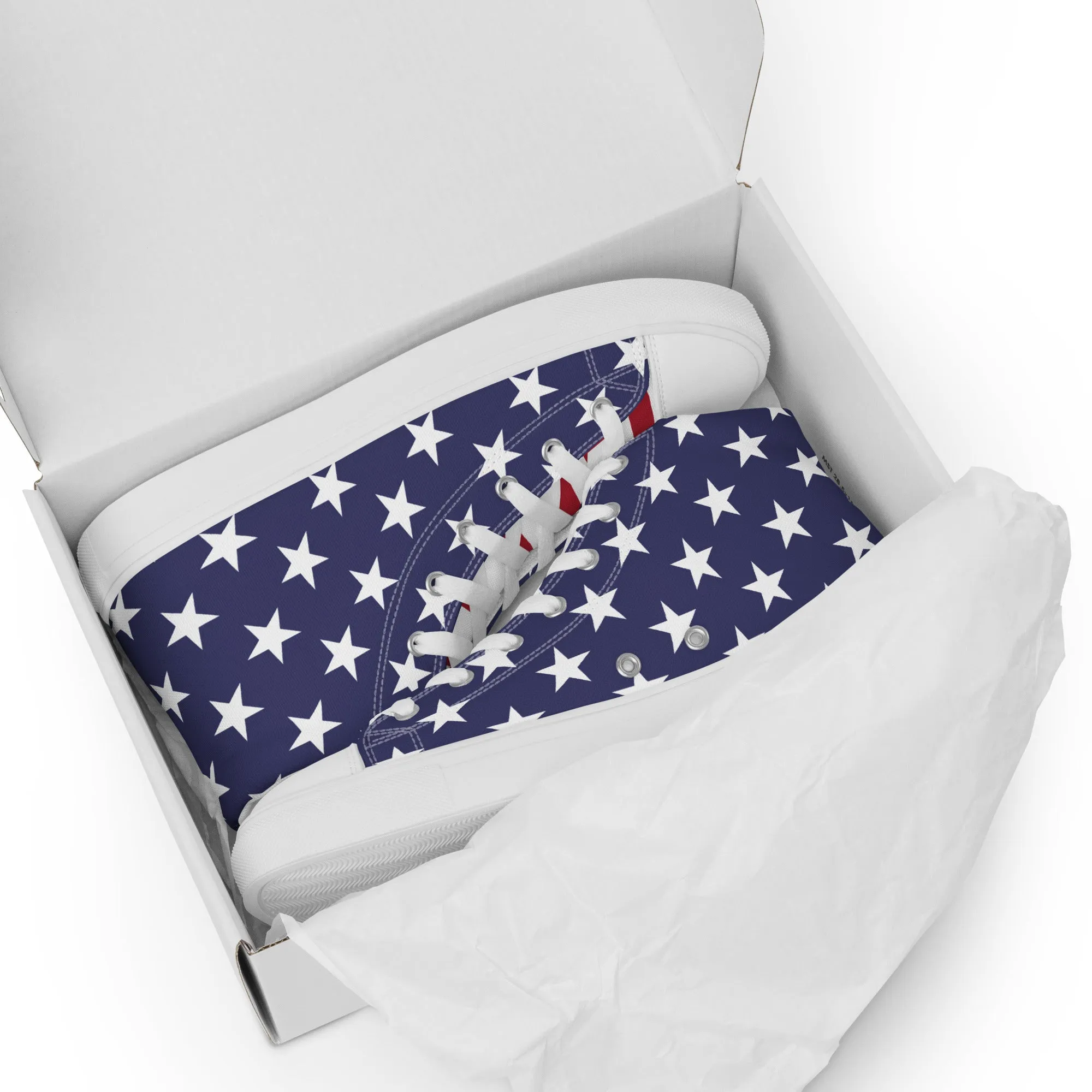 American Flag High Top Sneakers For Women