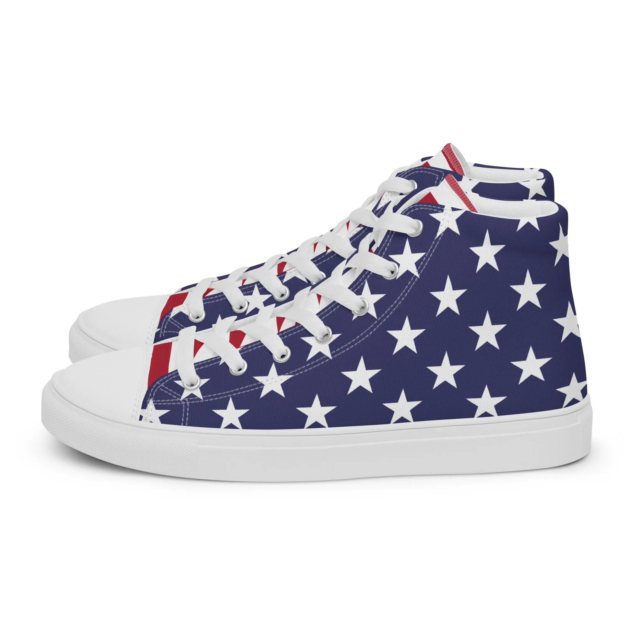 American Flag High Top Sneakers For Women