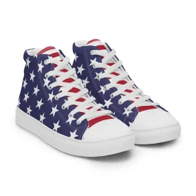 American Flag High Top Sneakers For Women