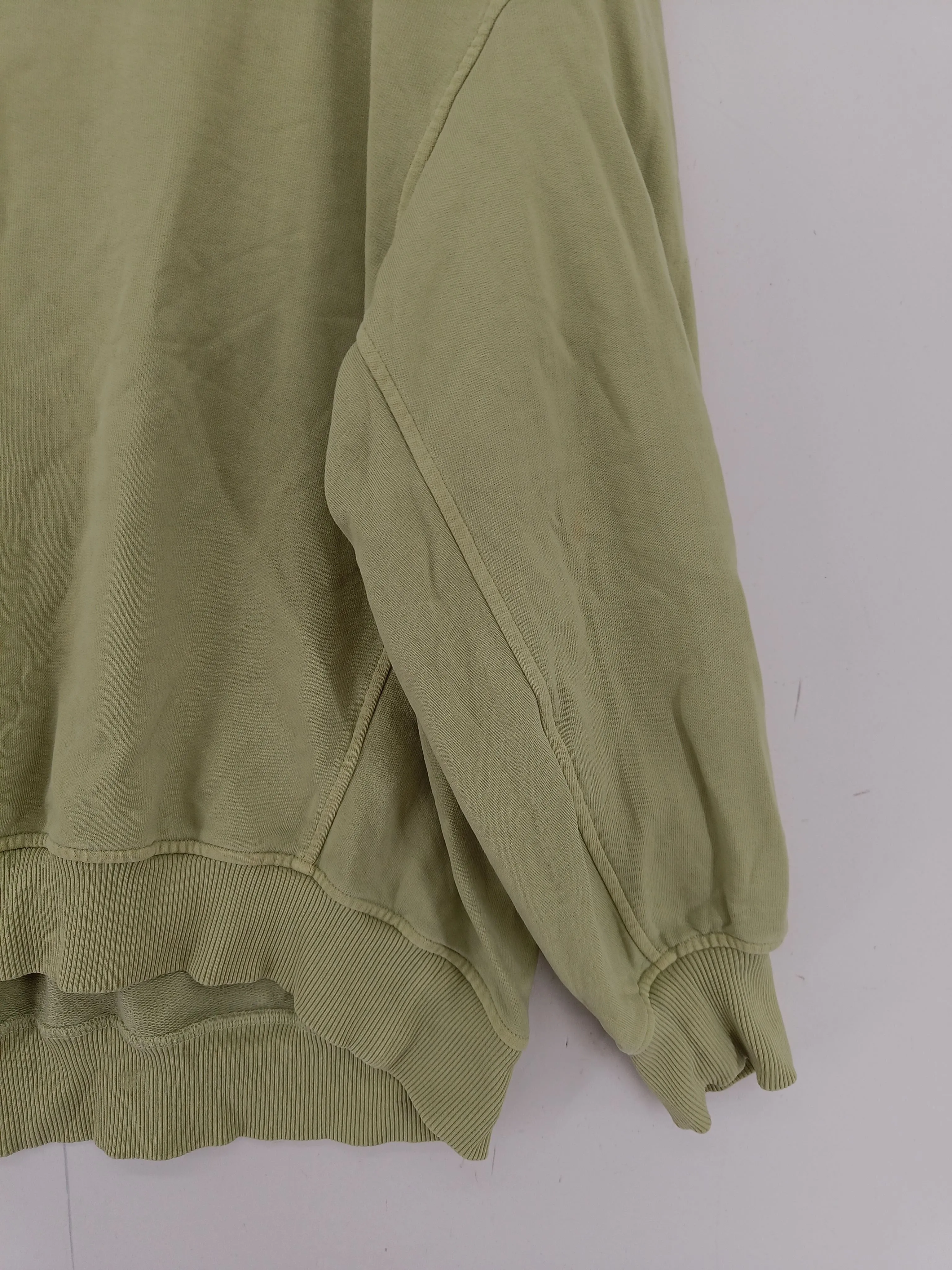 & Other Stories Men's Jumper S Green 100% Cotton