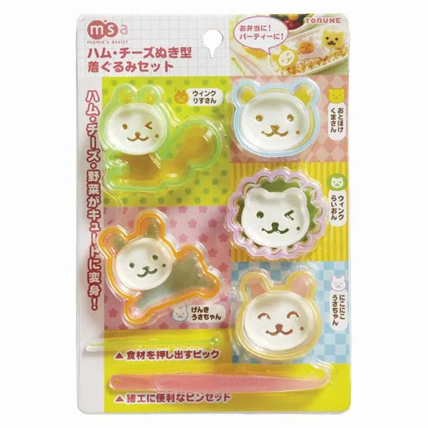 Animal Cuties Food Cutter Set