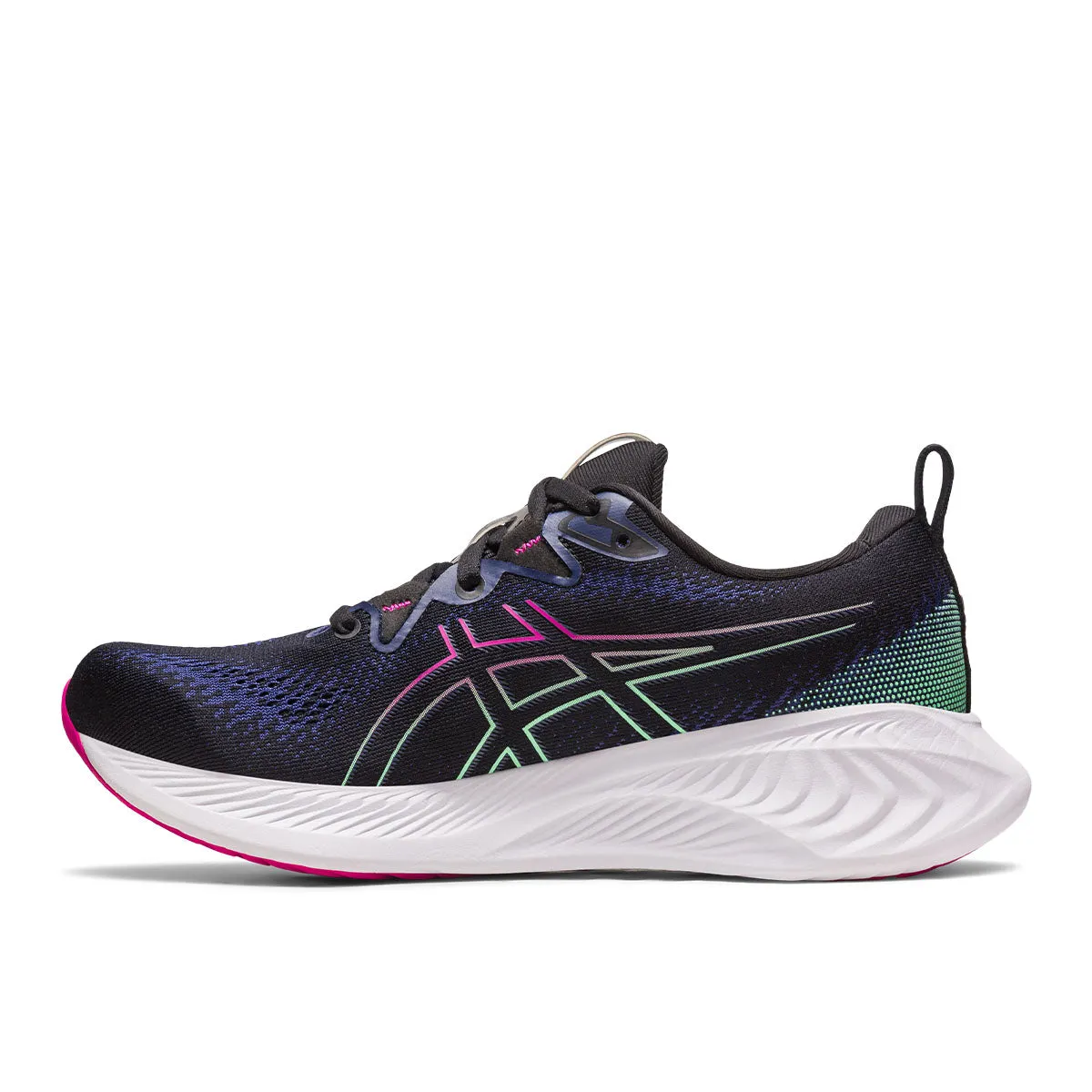 Asics Gel Cumulus 25 Women Black Pink Rave    