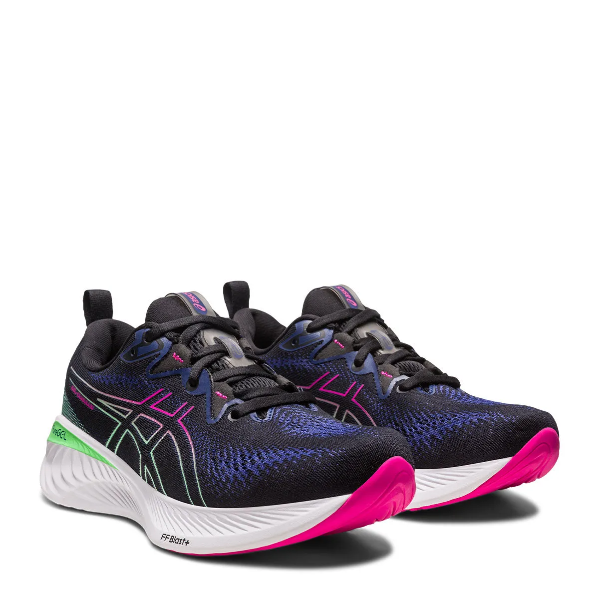 Asics Gel Cumulus 25 Women Black Pink Rave    