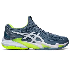 Asics Men Shoes Court FF 3 Tennis Shoes - Steel Blue/White