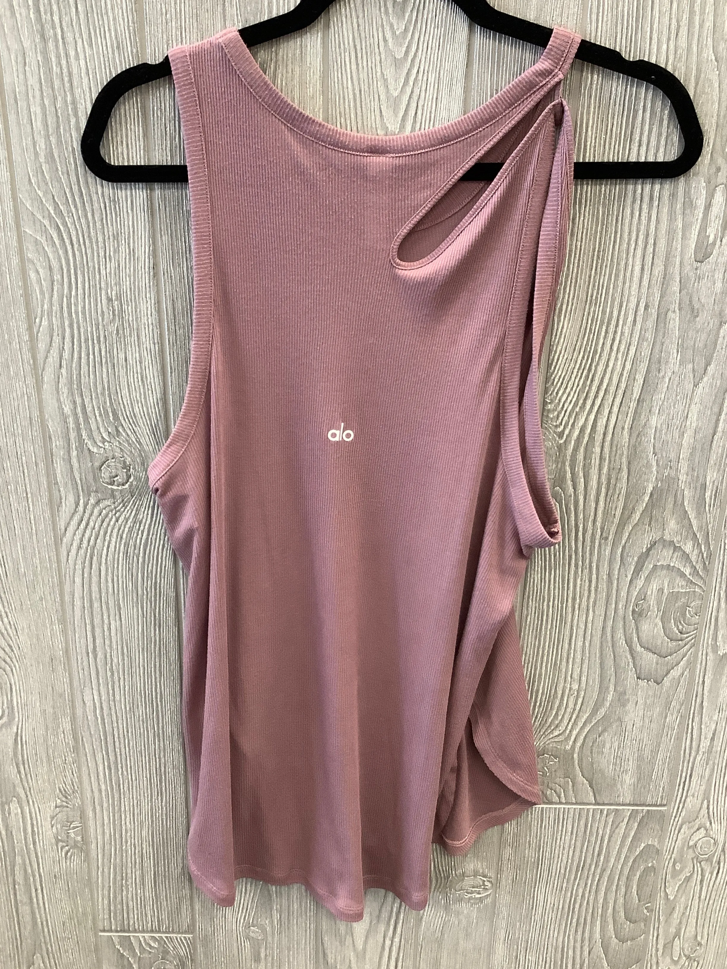 Athletic Tank Top By Alo In Purple, Size: L