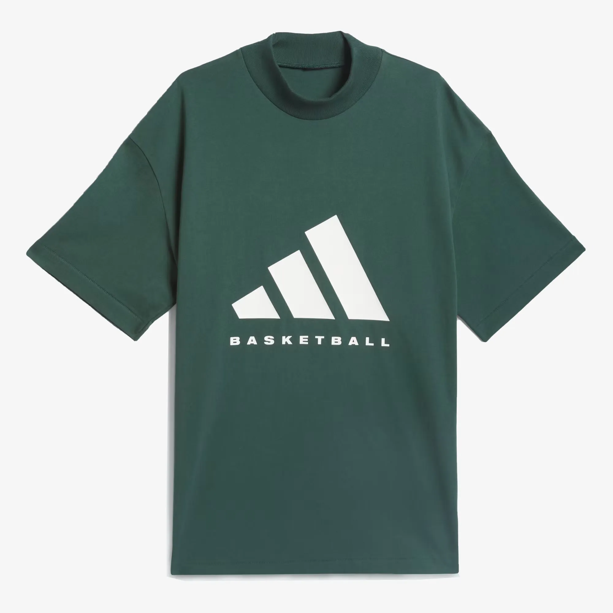 BASKETBALL TEE 'MINERAL GREEN'