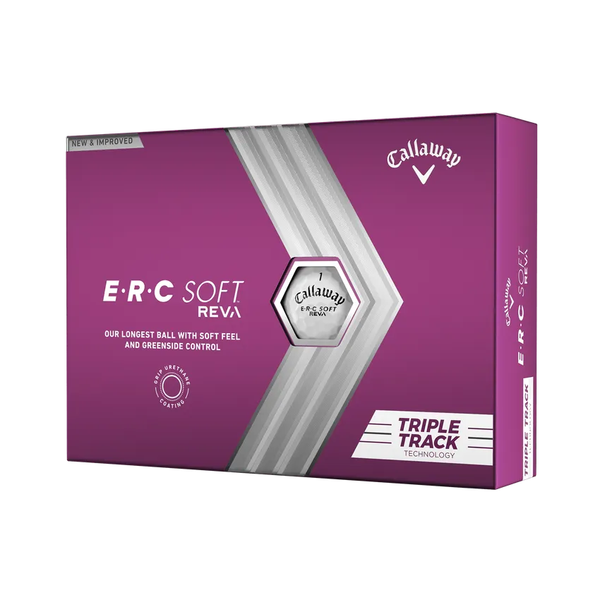 Callaway ERC Soft REVA Triple Track Golf Balls 12 Pack 2023