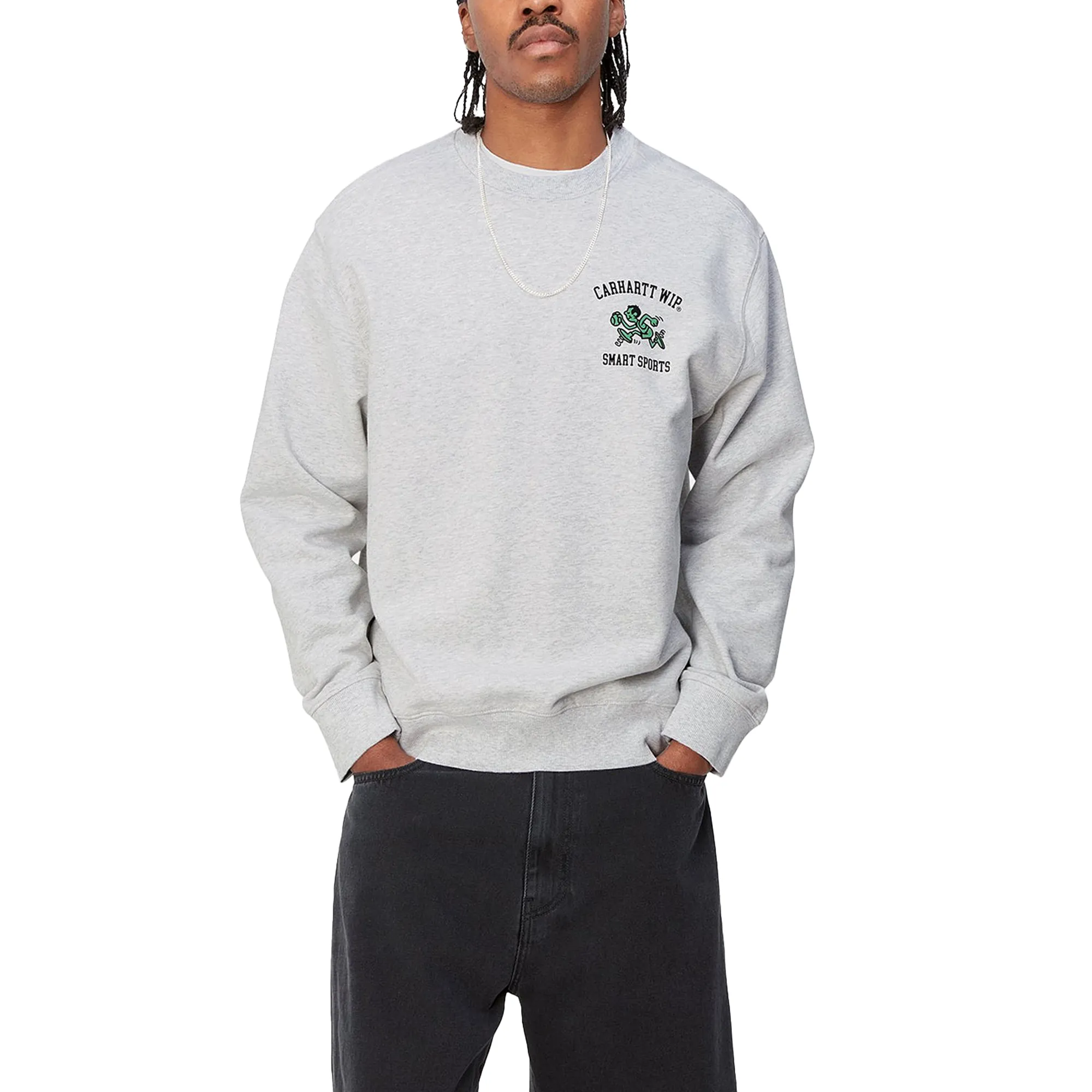 Carhartt WIP Smart Sports Sweat Ash Heather