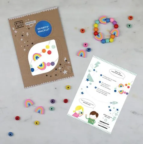 COTTON TWIST- Make Your Own Rainbow Bracelet Craft Kit