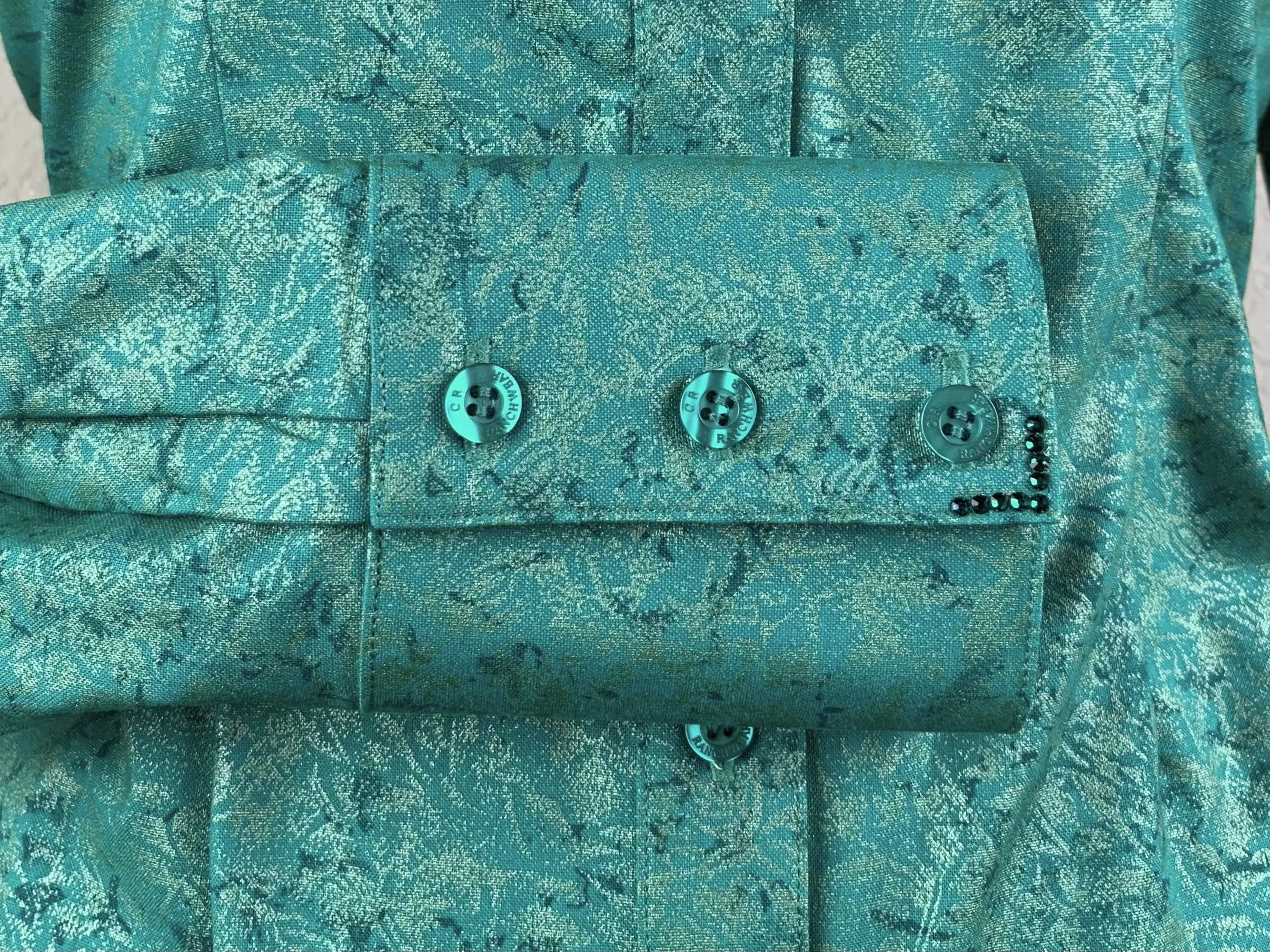 CR Western Pro Calypso Dark Turquoise Fairy Frost - FINAL SALE