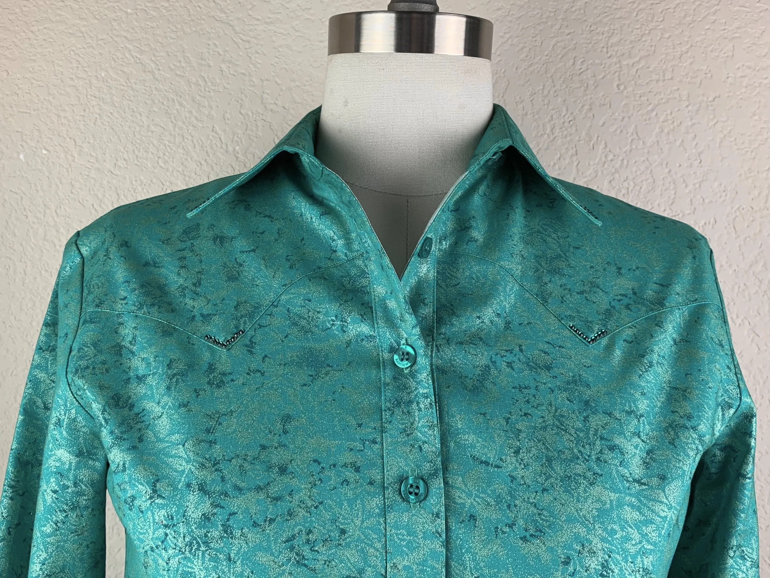 CR Western Pro Calypso Dark Turquoise Fairy Frost - FINAL SALE