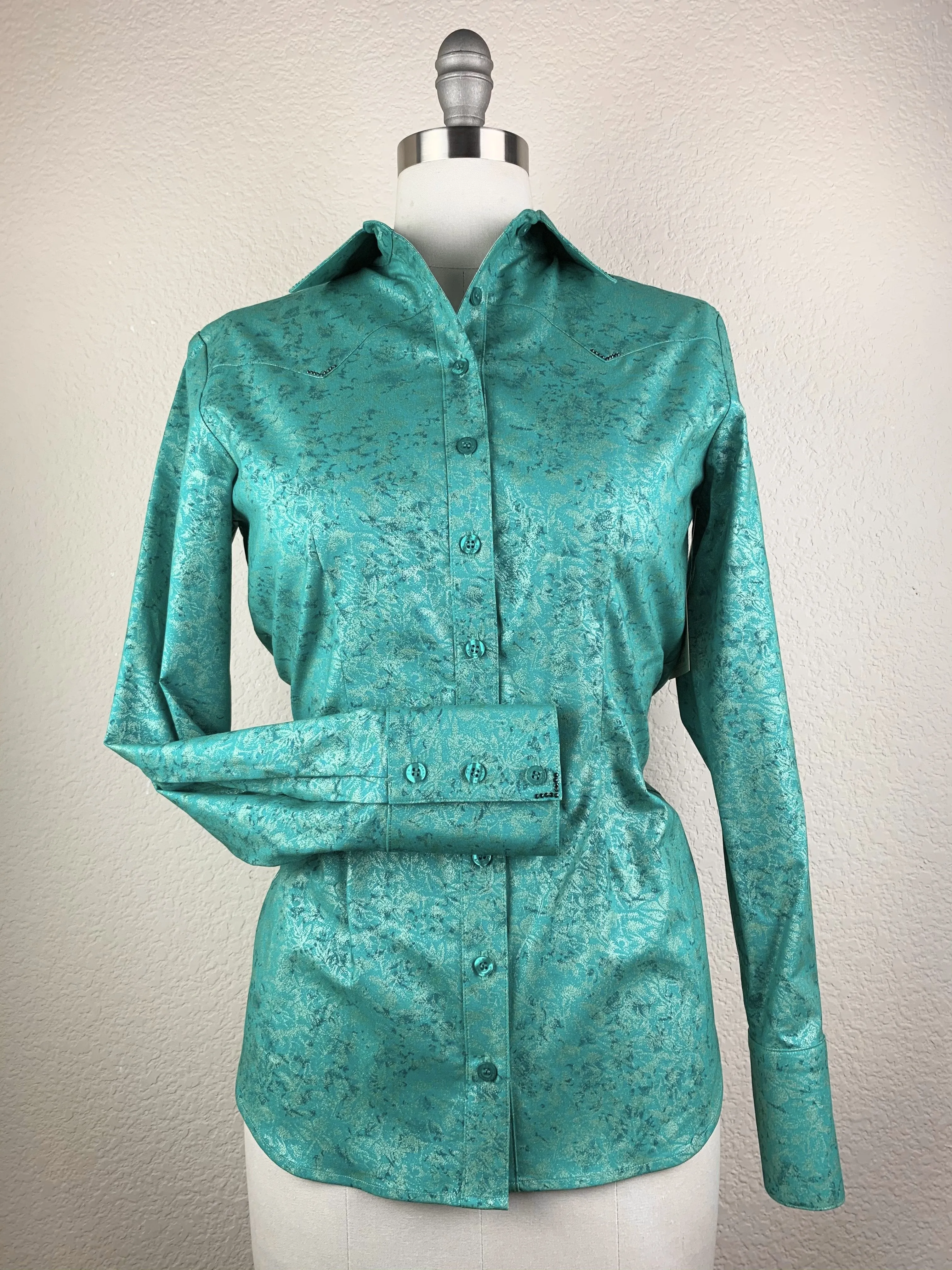 CR Western Pro Calypso Dark Turquoise Fairy Frost - FINAL SALE