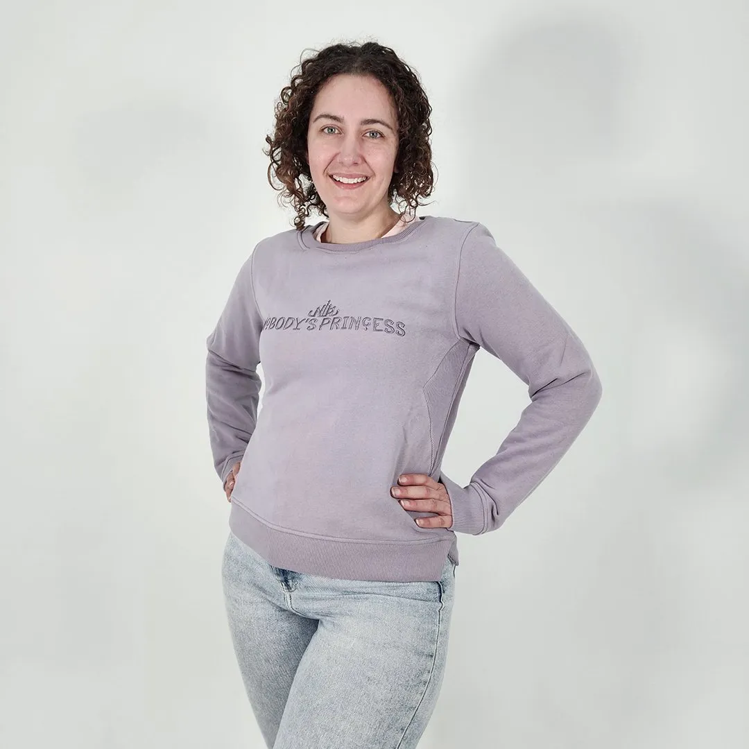 Crew Neck Jumper - Dusty Lilac