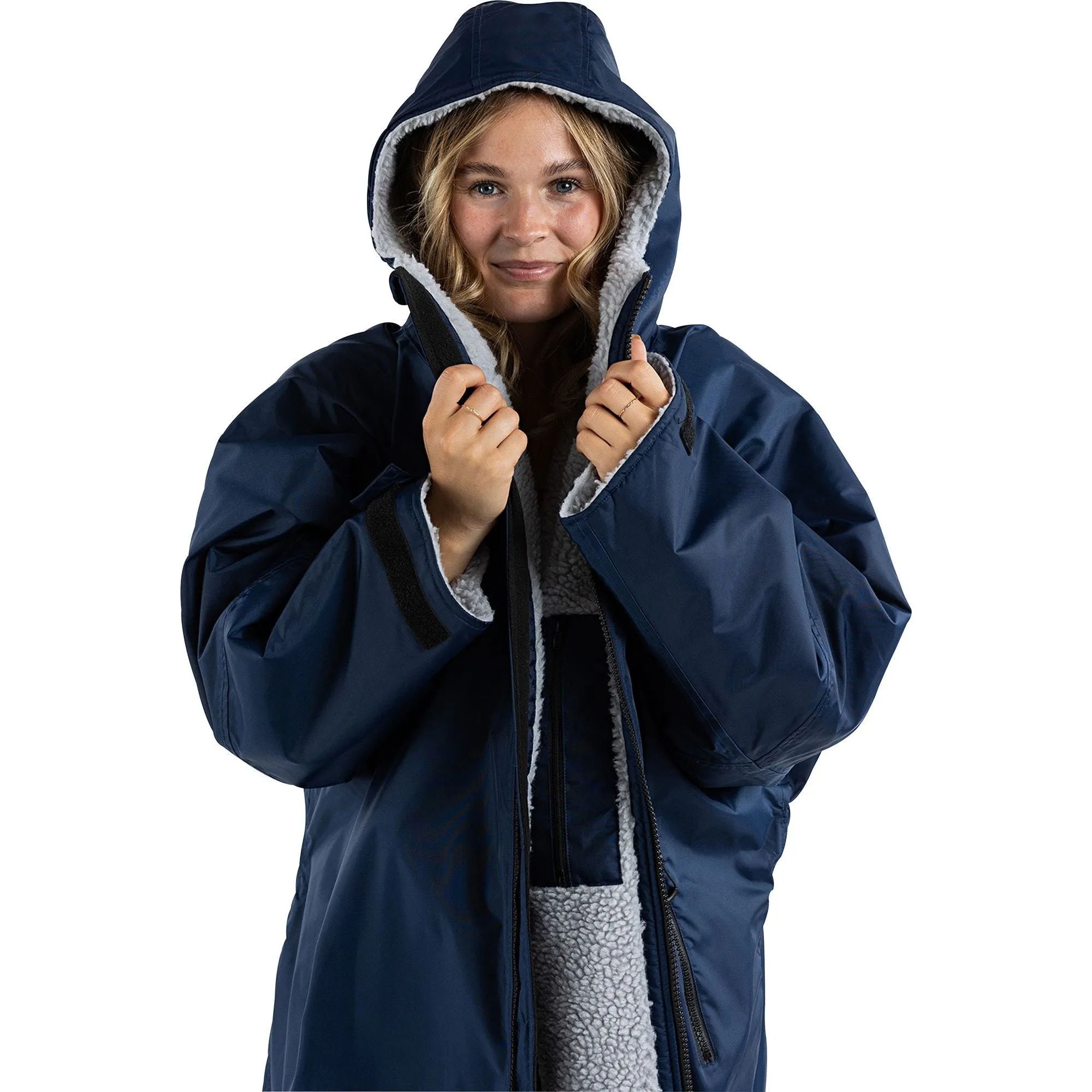 Dryrobe Advance Long Sleeve Changing Robe - Navy