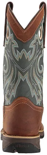 Durango Men's Rebel Pull-On Western Boot Mid Calf, Saddlehorn and Clover, 10 M US