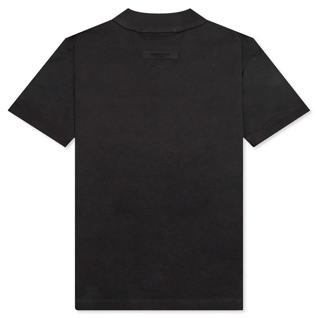 Essentials Kid's V-Neck Tee - Iron