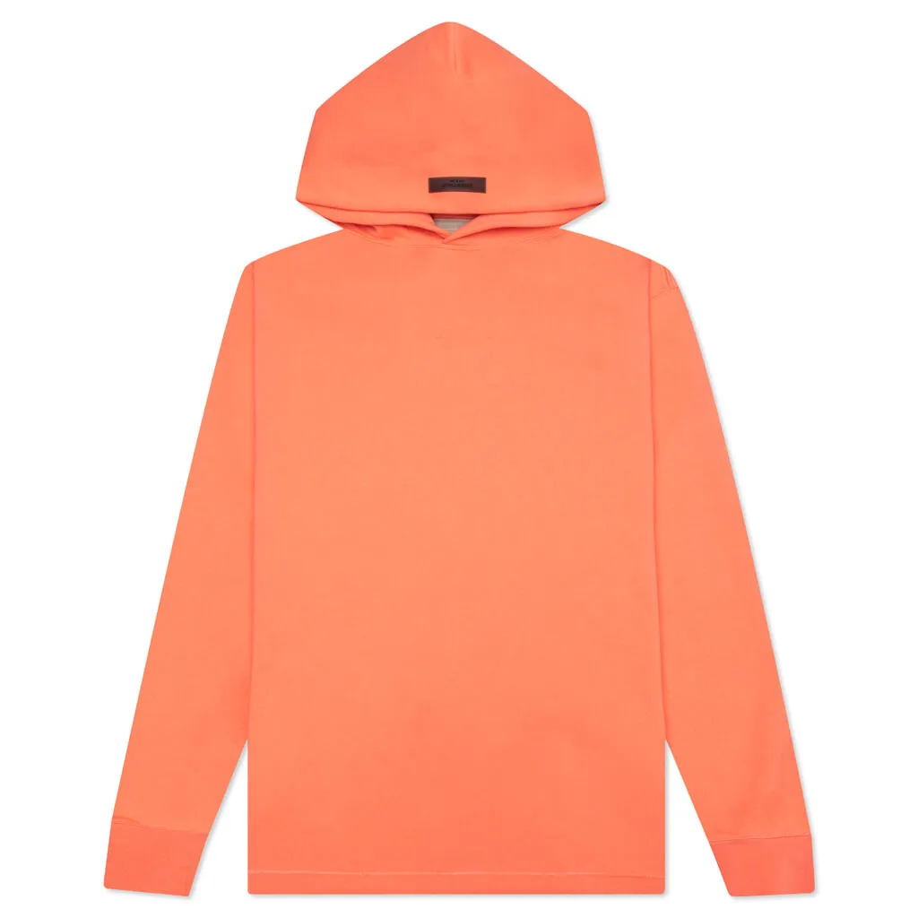 Essentials Relaxed Hoodie - Coral