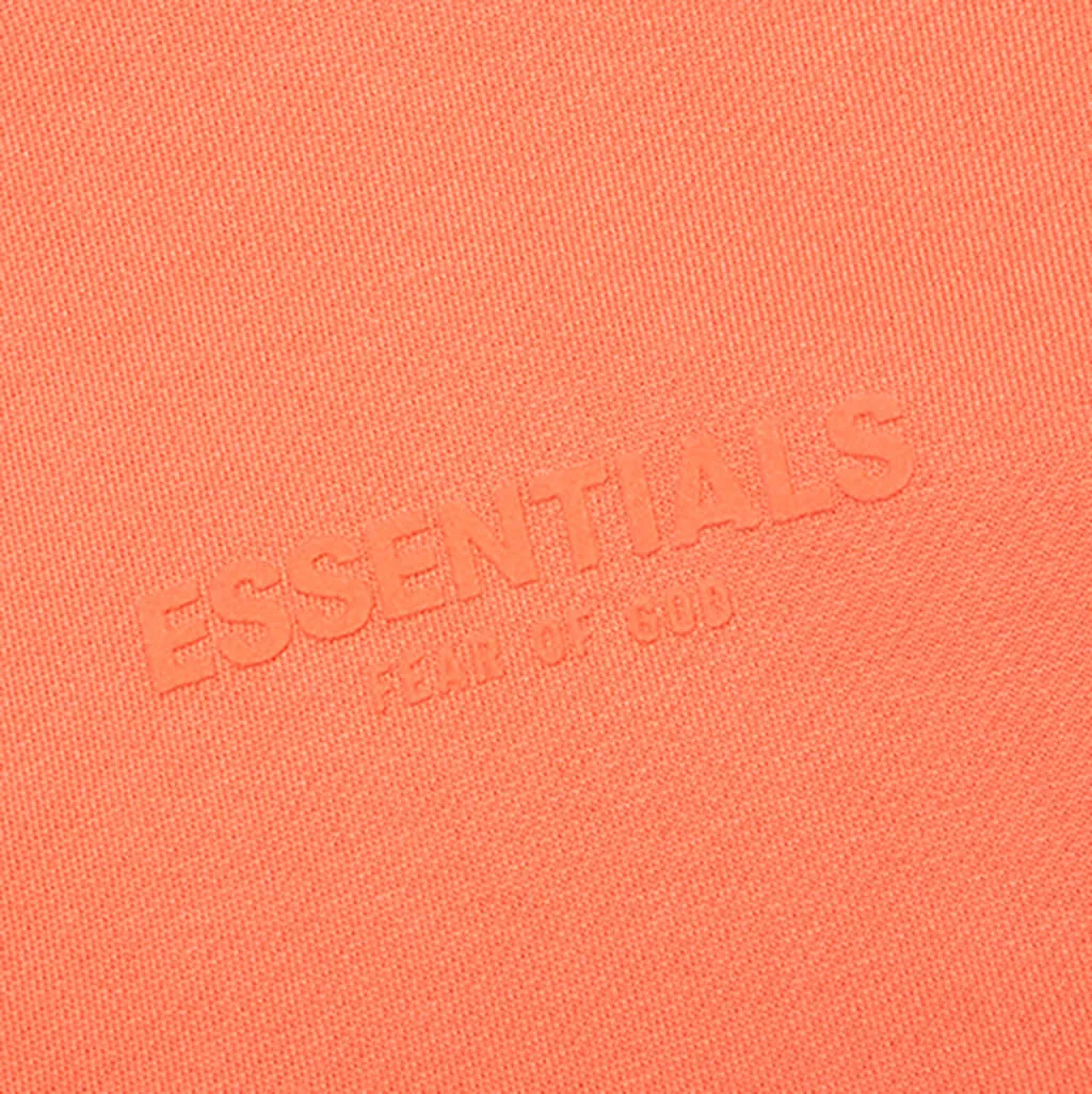 Essentials Relaxed Hoodie - Coral