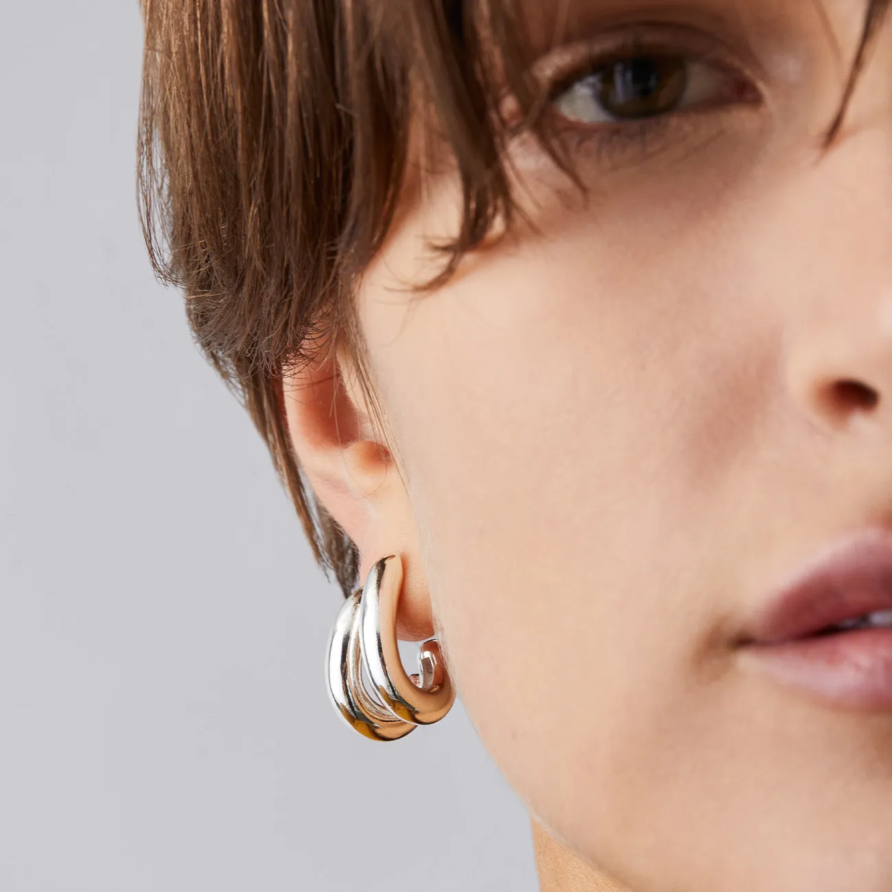 Florence Earrings Silver