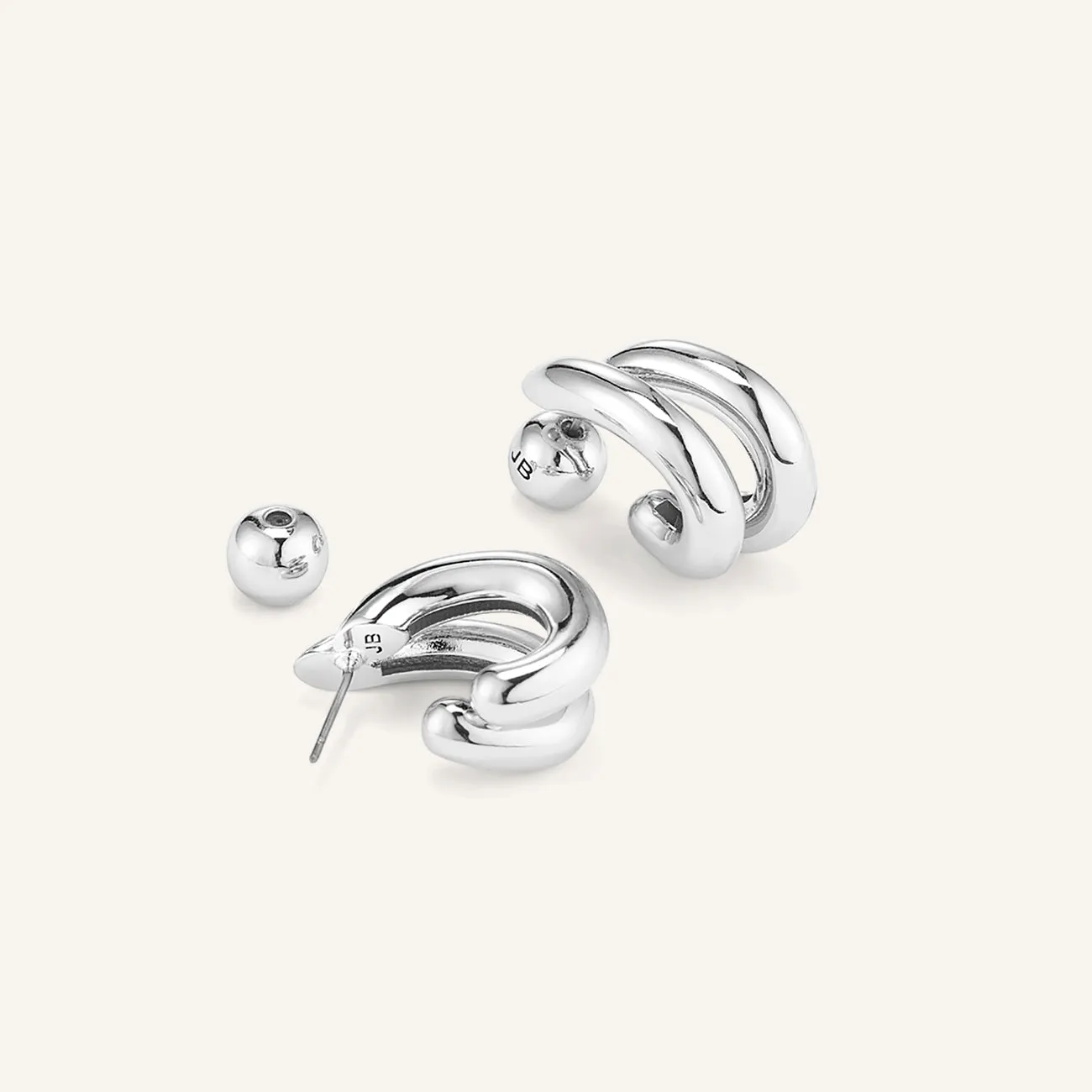 Florence Earrings Silver