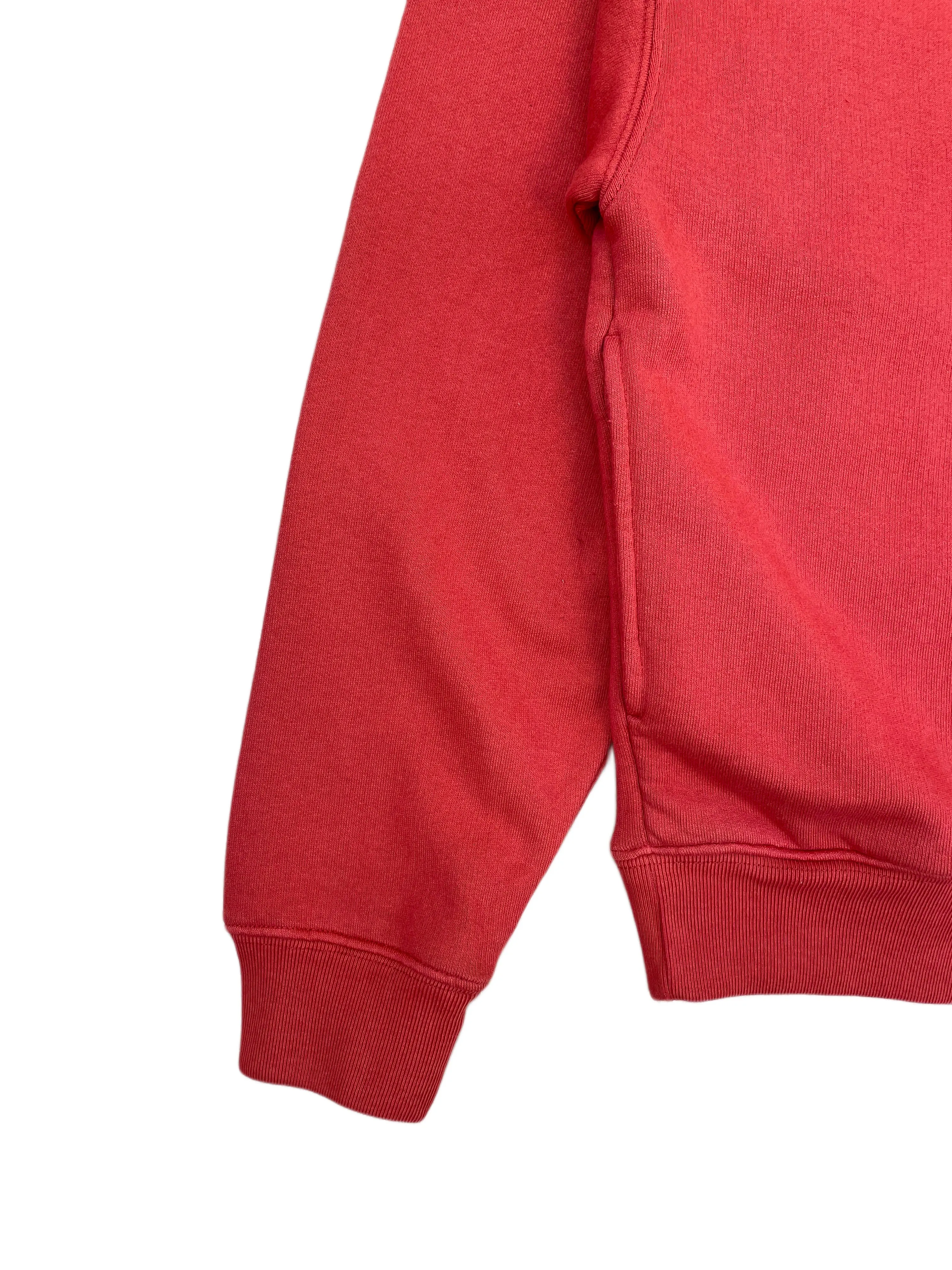 FRESH Mike Cotton Polo Sweatshirt in Brick Red