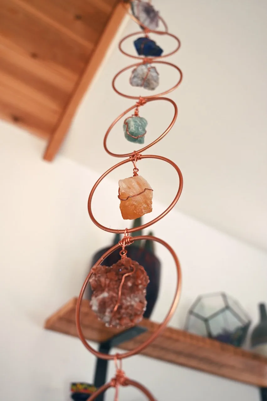 Highest Self Seven Chakra Gemstone Hanging by Fierce Forward