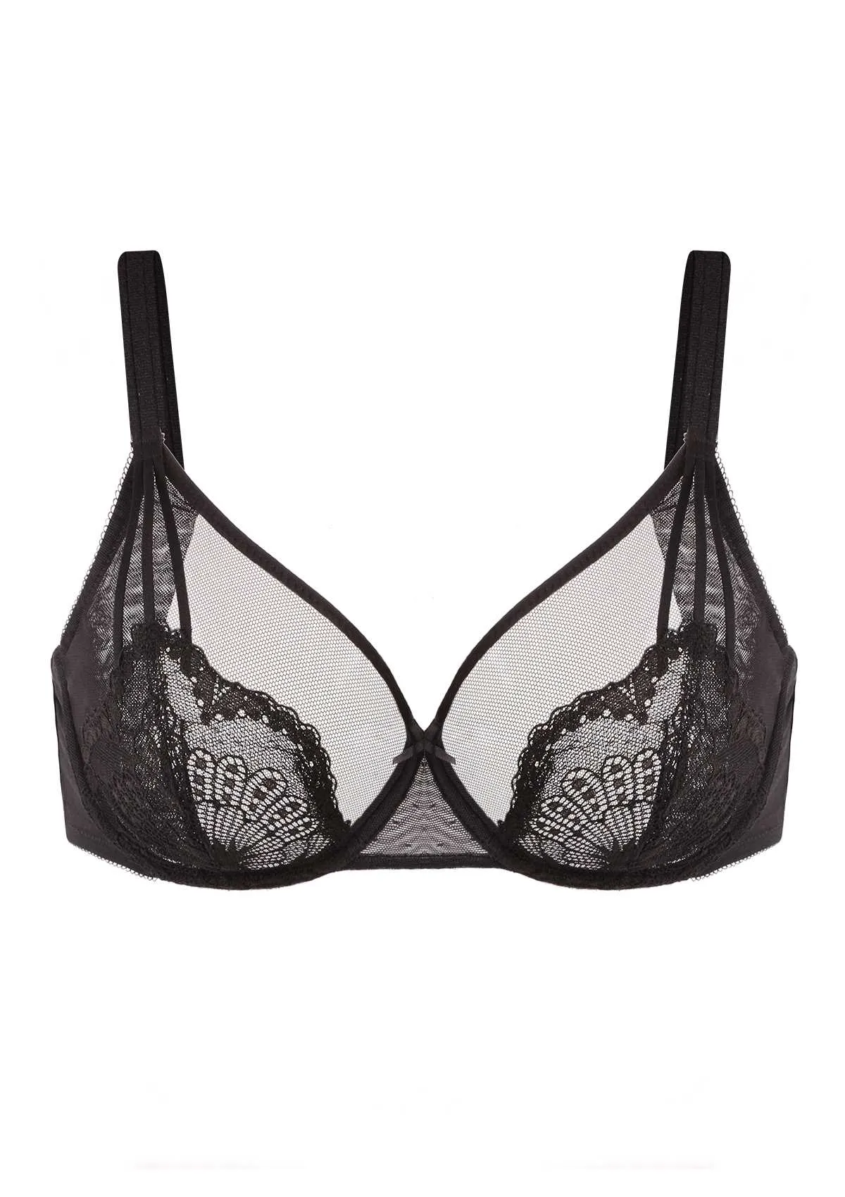 HSIA Sexy Floral Lace Minimizer Bra