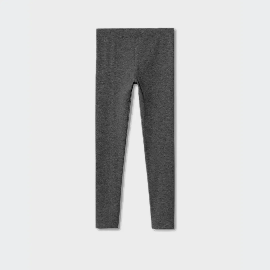 Imported Soft Cotton Grey Legging For Girls