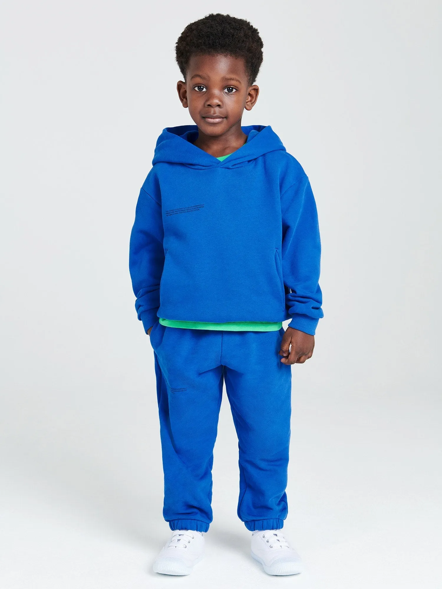 Kids' 365 Midweight Hoodie—cobalt blue