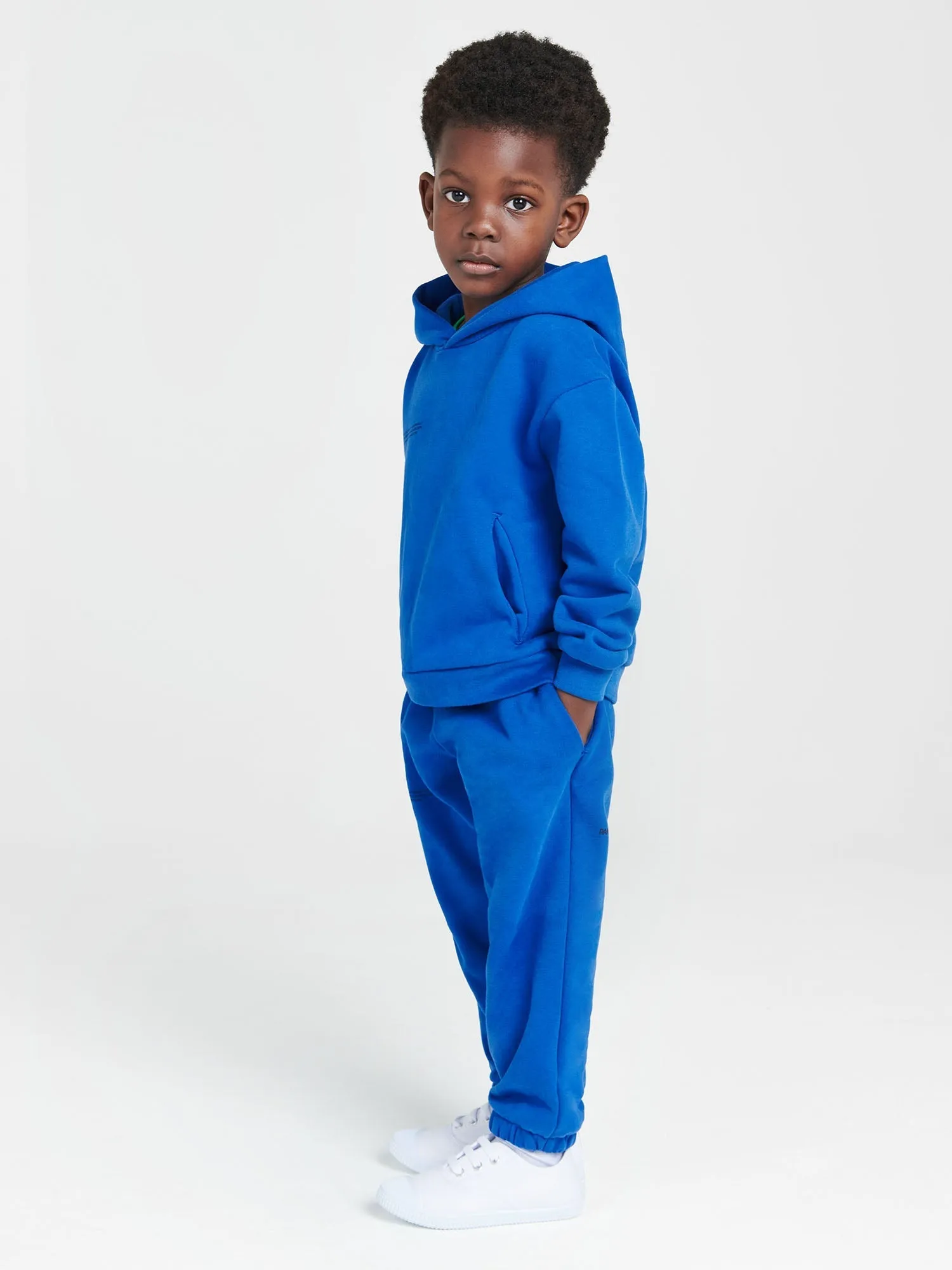 Kids' 365 Midweight Hoodie—cobalt blue