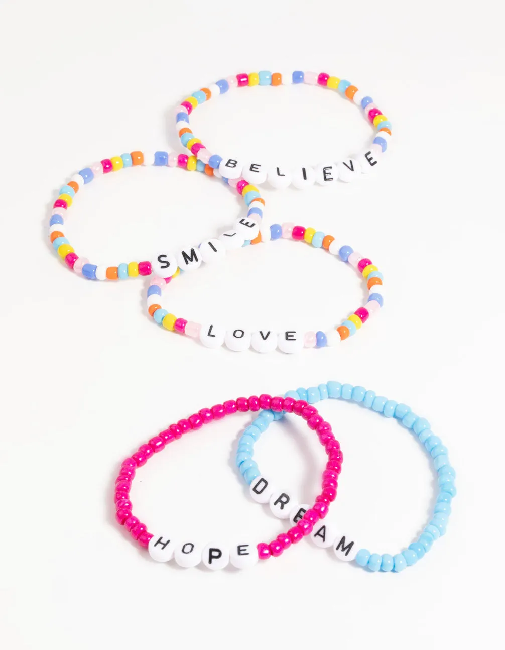 Kids Happy Bracelet 5-Pack