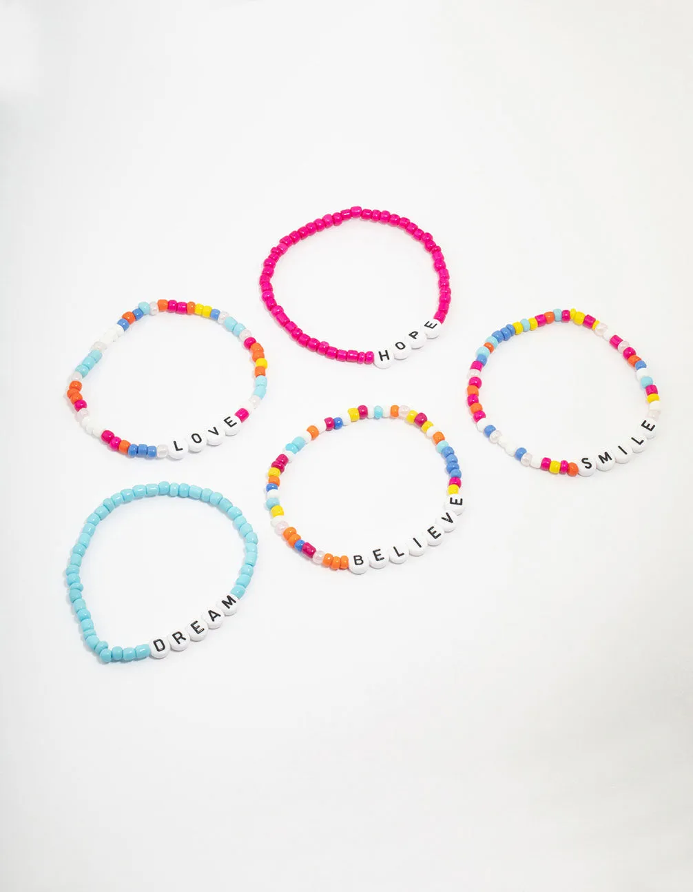 Kids Happy Bracelet 5-Pack