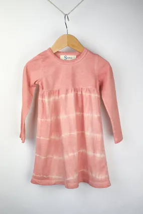 Kids Organic Plant-dyed Shibori Dress