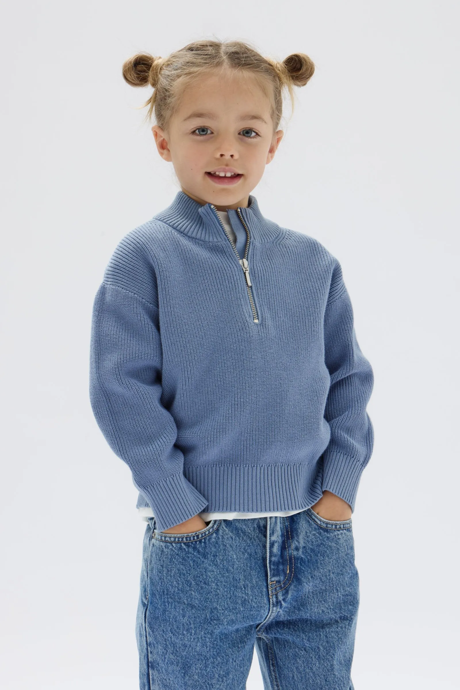 Kids Quarter Zip Knit