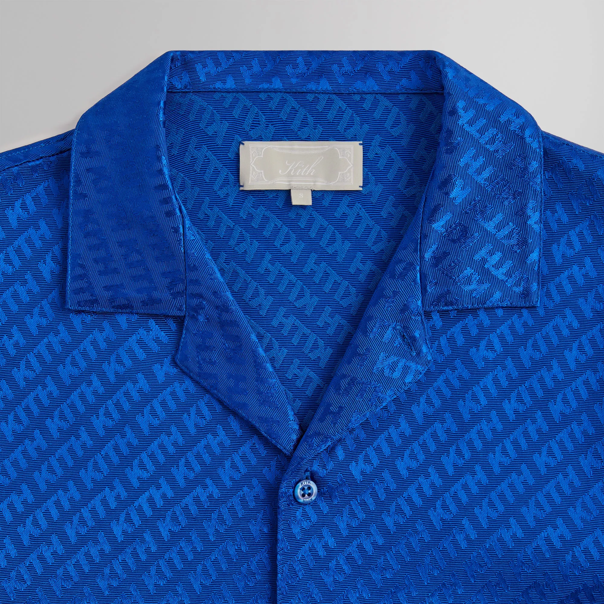 Kith Jacquard Faille Reade Shirt - Cyclone