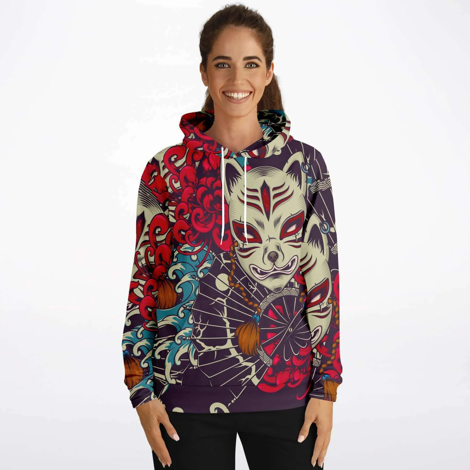 Kitsune Art Premium Hoodie