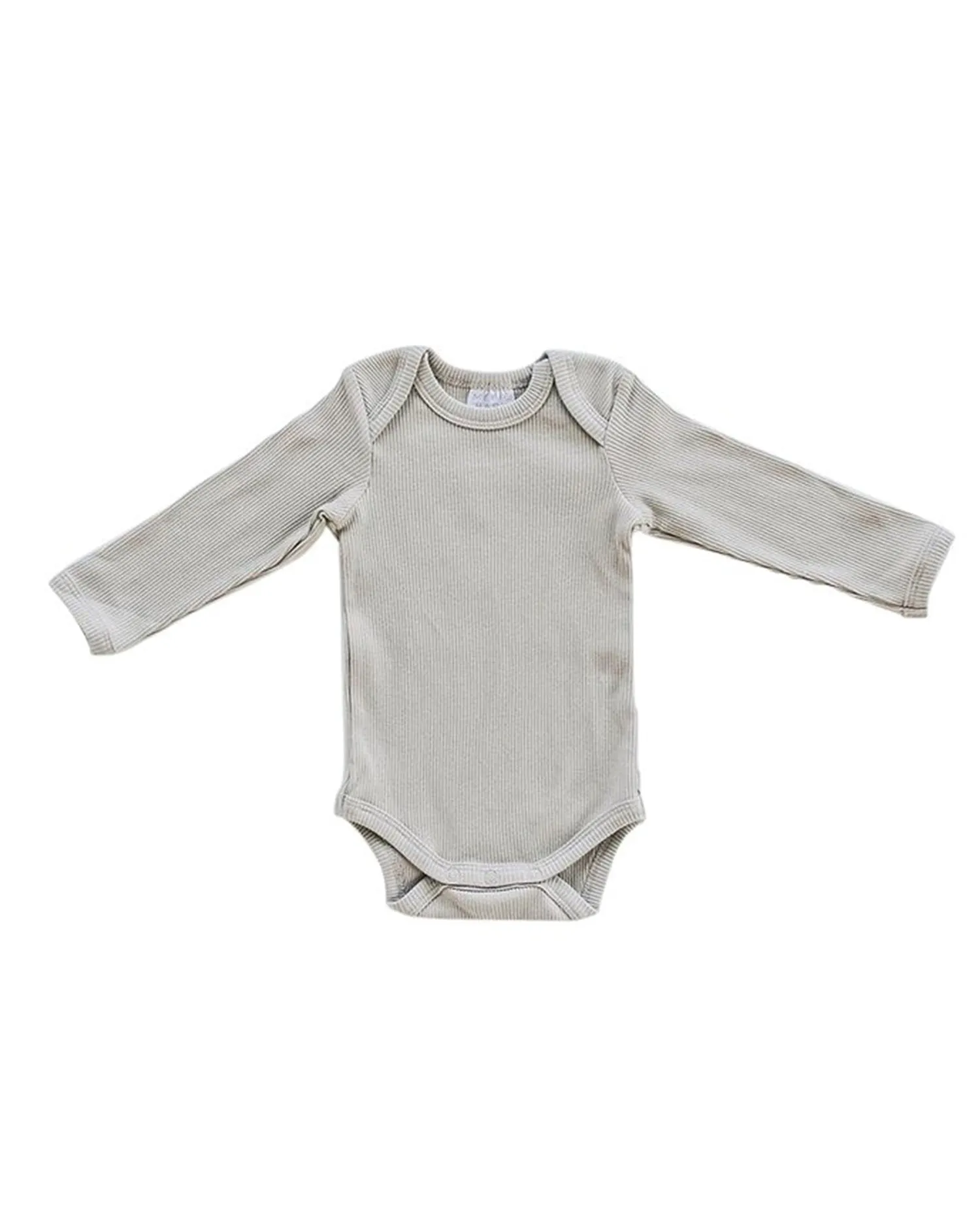 Long Sleeve Ribbed Bodysuit – Oatmeal