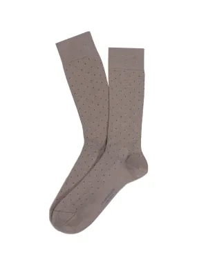 Marcoliani Pima Cotton Acorn Lisle Pin Dot Socks