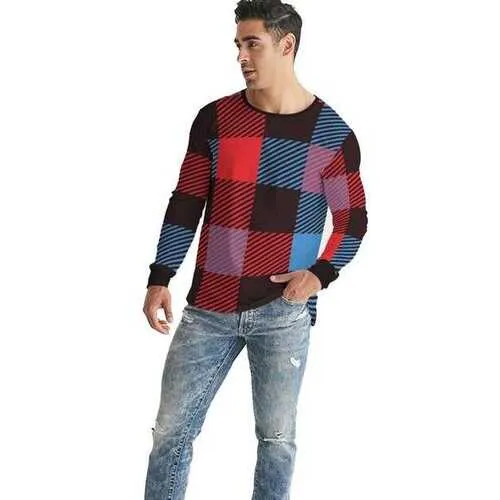 Multicolor Flannel Style Premium Mens Long Sleeve Shirt