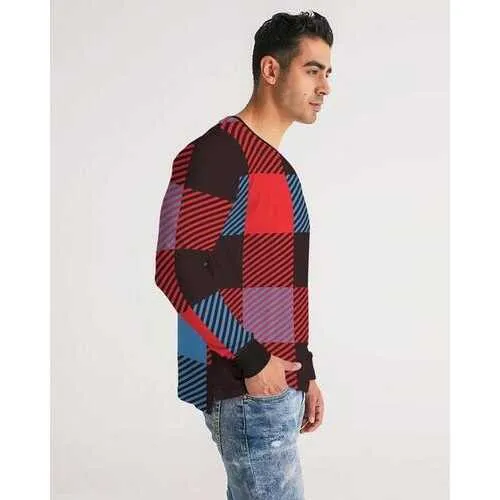 Multicolor Flannel Style Premium Mens Long Sleeve Shirt