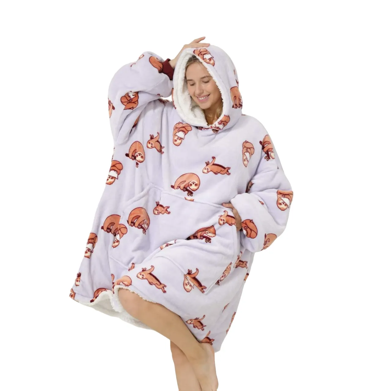 My Snuggy - Adult Sloth Hoodie Blanket