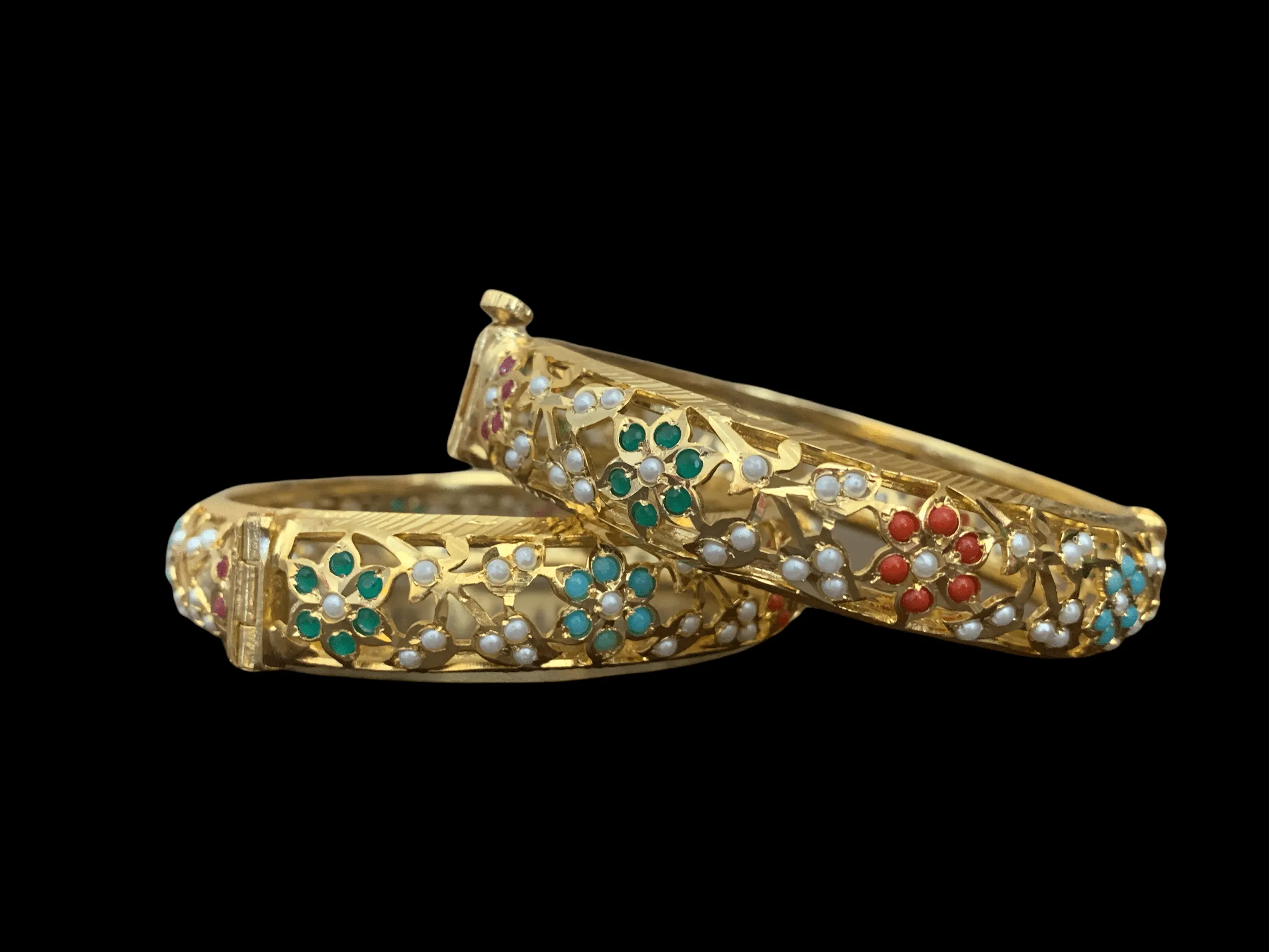 Navratan Jadau Bangles