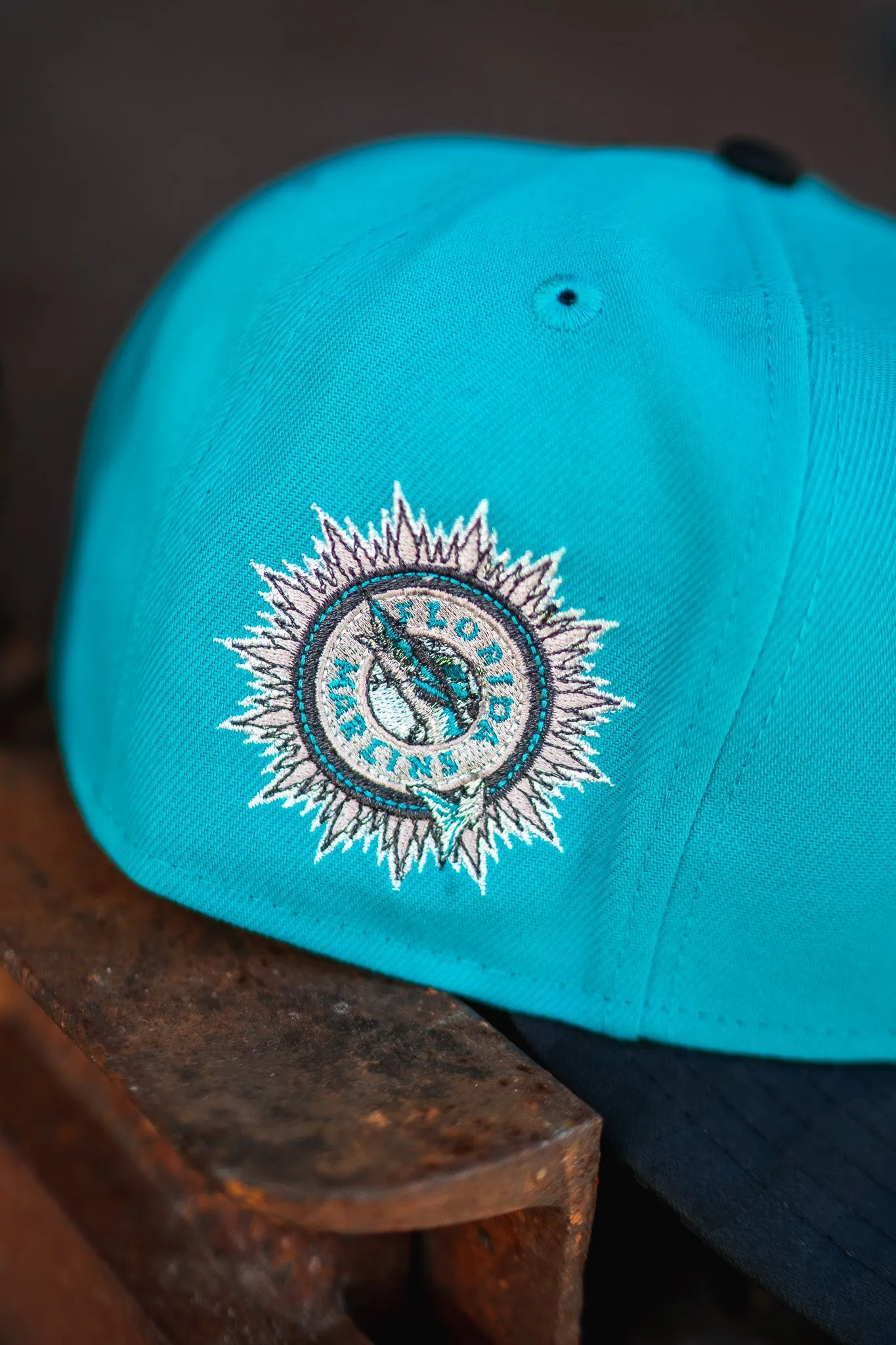 New Era Florida Marlins Grey UV (Teal/Black Camo)