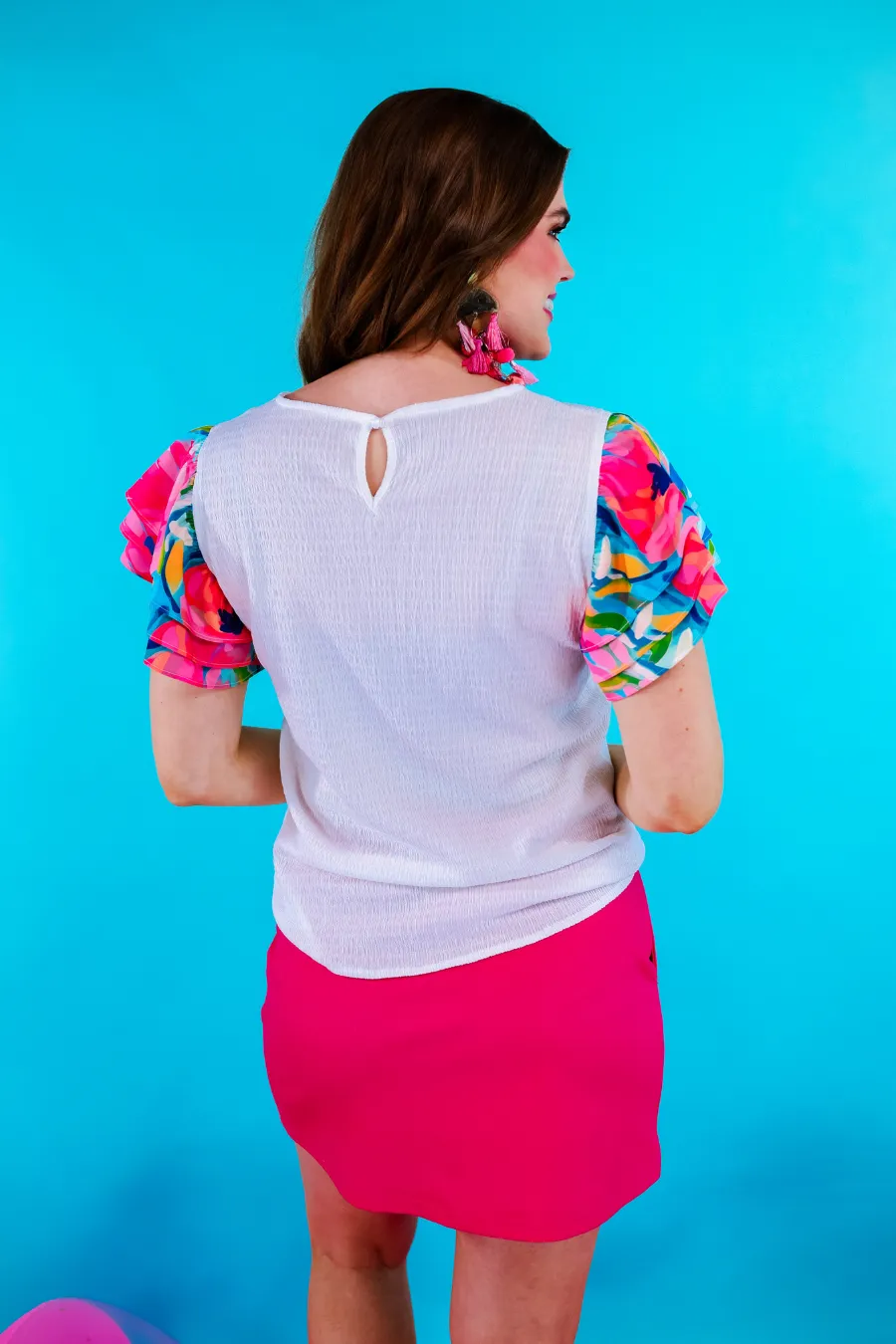 PREORDER- Wander The Town Flutter Sleeve Top by Jess Lea (Ships Early June)