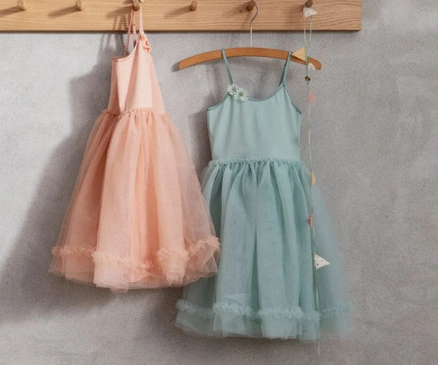 Princess Tulle Dress | Melon (2-3 years)