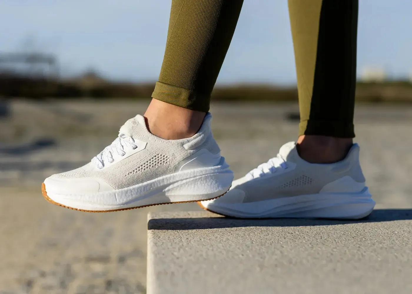 Runners for Women in Pearl White